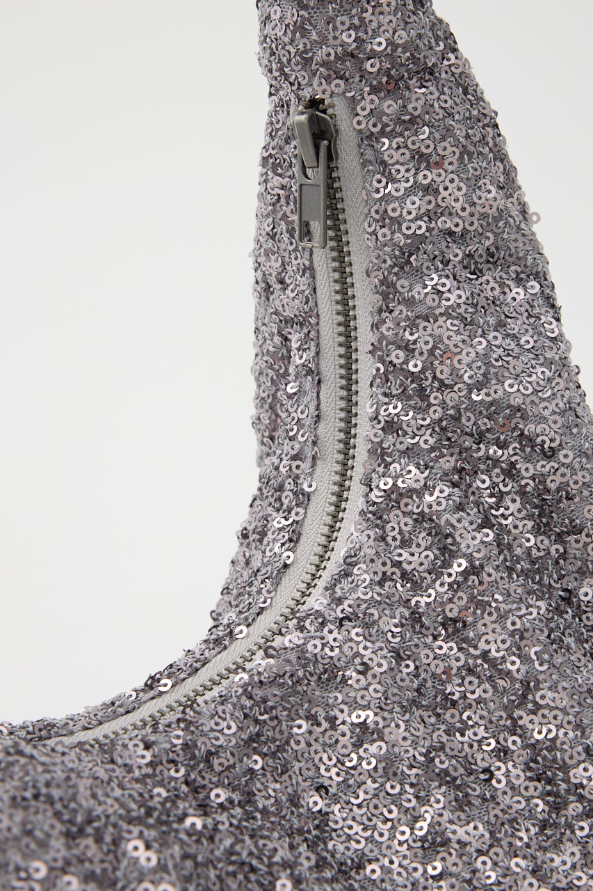 SEQUINS BIG バッグ SLV FREE