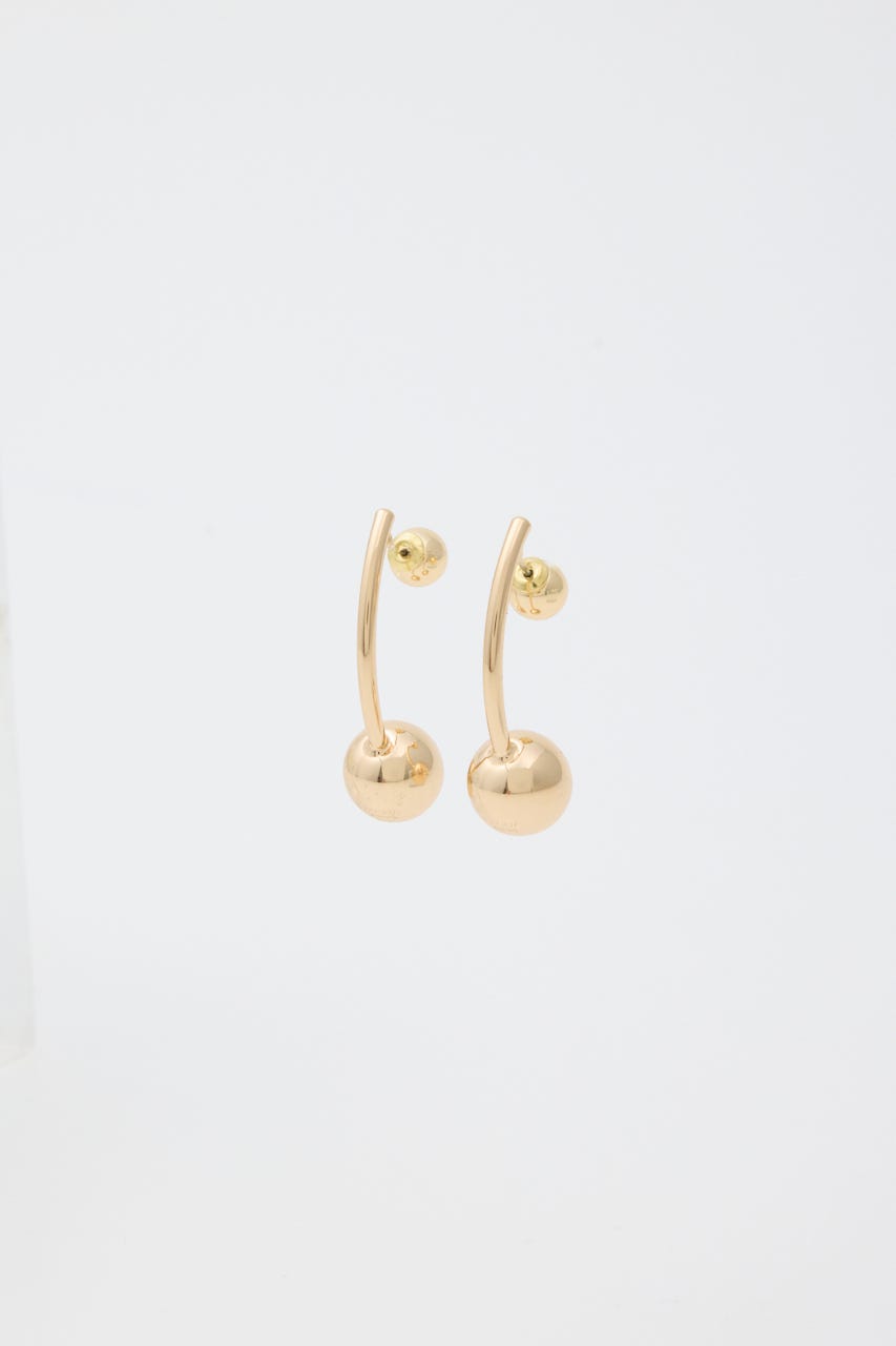 BALL DROOP ピアス GLD FREE