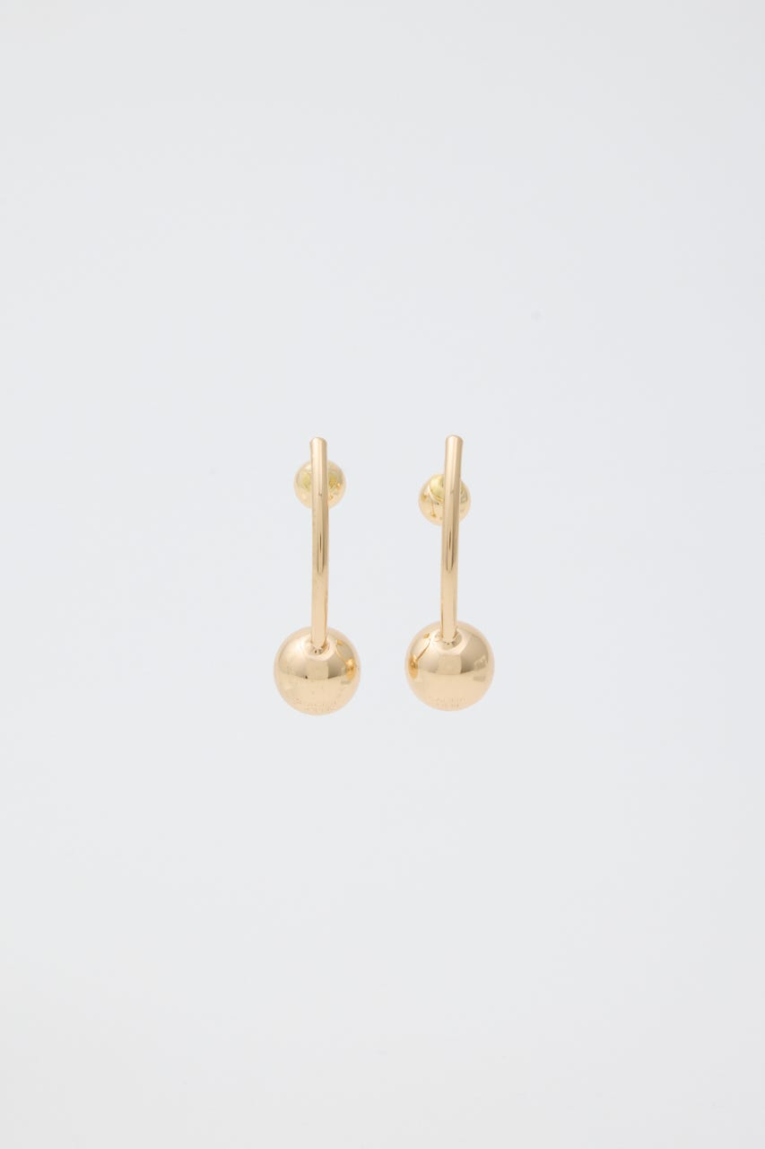 BALL DROOP ピアス GLD FREE