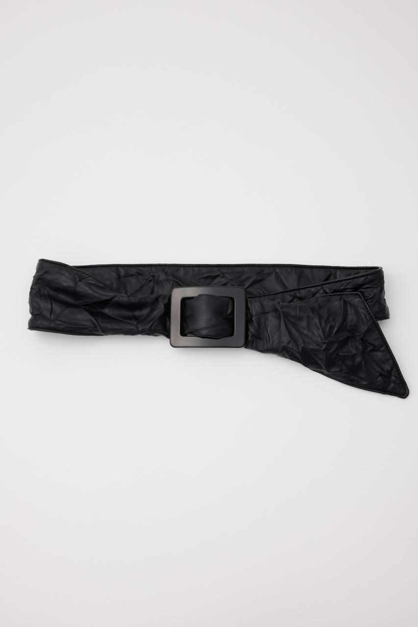 THICK TIE ベルト BLK FREE