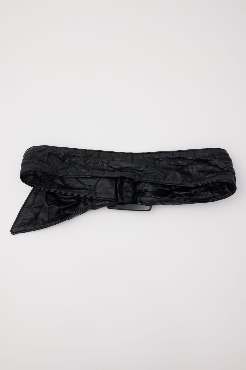 THICK TIE ベルト BLK FREE
