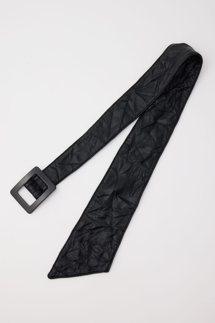 THICK TIE ベルト BLK FREE