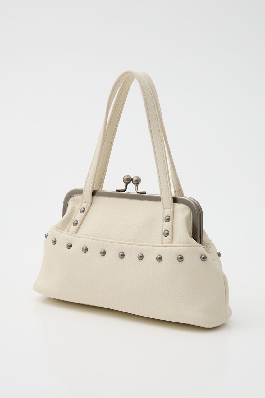 CLASP PURSE バッグ O/WHT FREE
