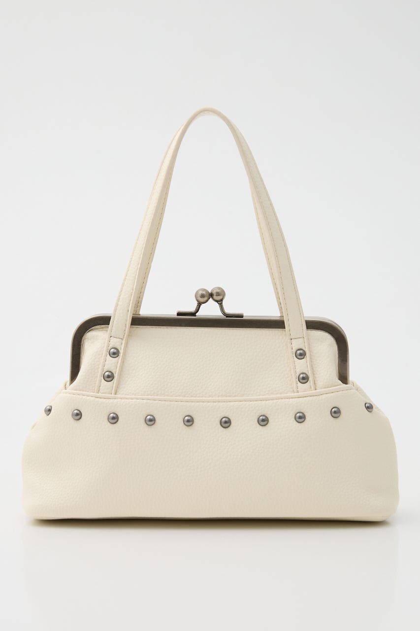 CLASP PURSE バッグ O/WHT FREE