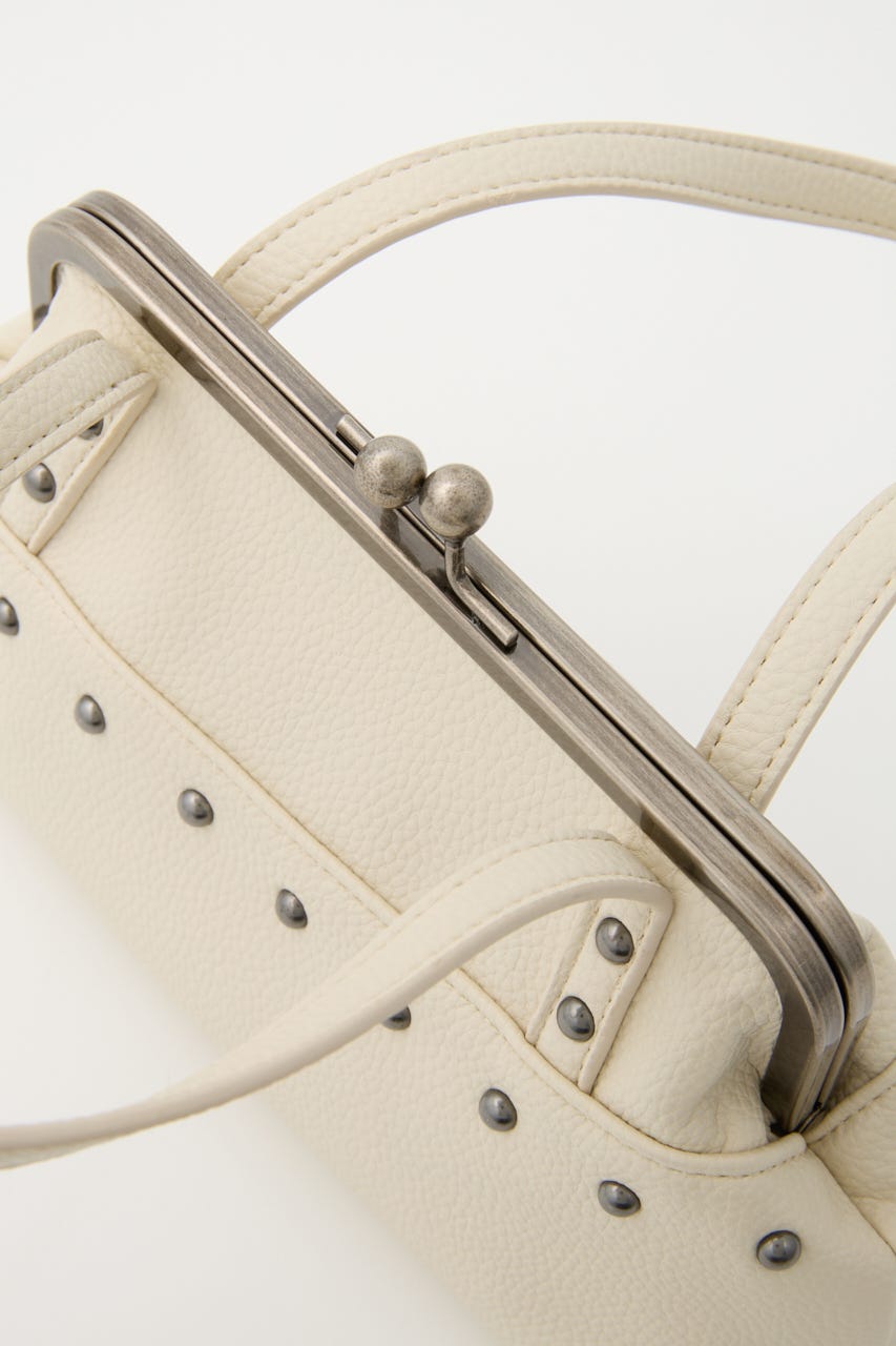 CLASP PURSE バッグ O/WHT FREE