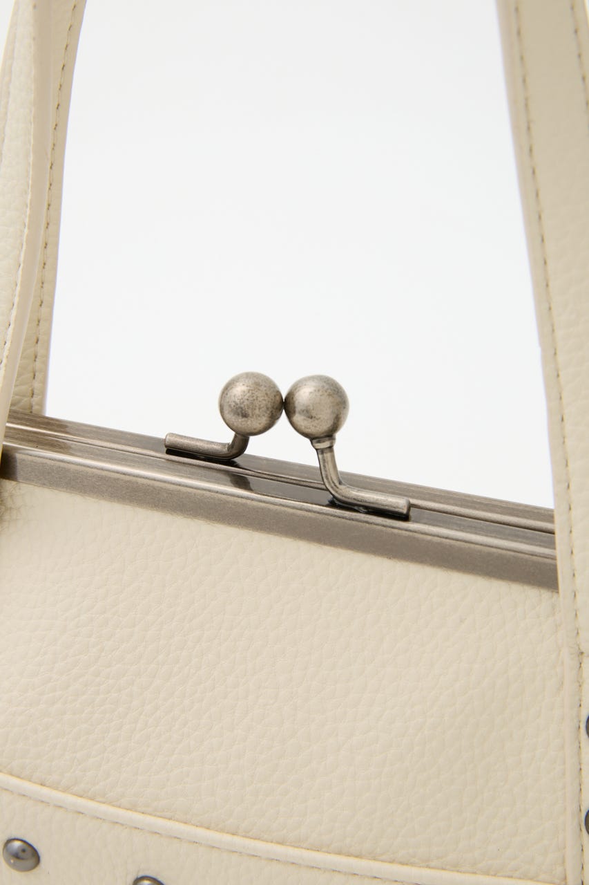 CLASP PURSE バッグ O/WHT FREE