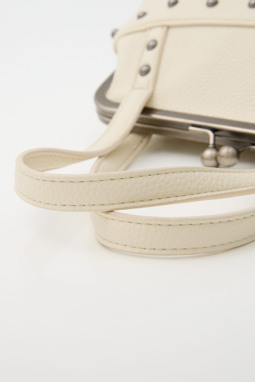 CLASP PURSE バッグ O/WHT FREE
