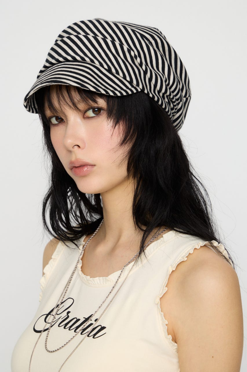 BORDER LOOSEY キャップ WHT FREE
