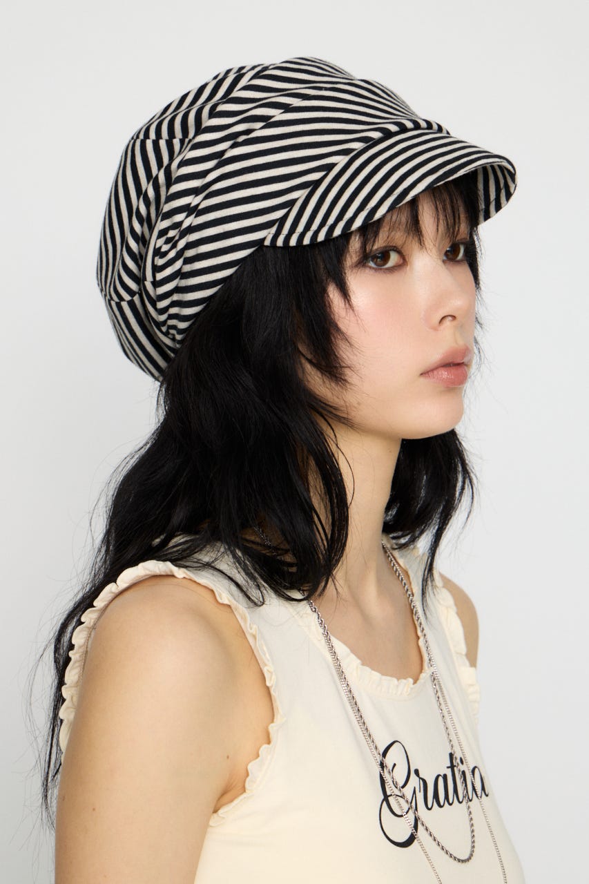 BORDER LOOSEY キャップ WHT FREE