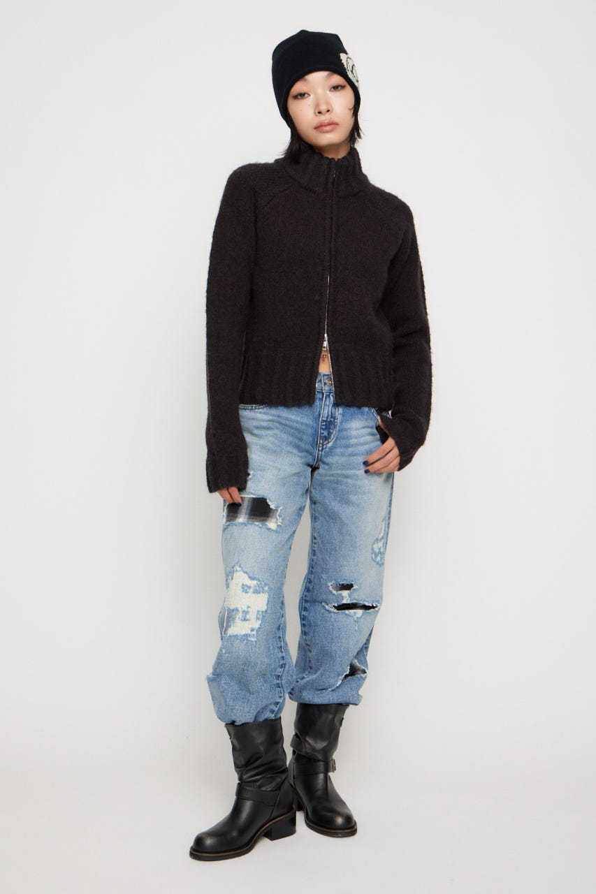 SOFT CHEWY ニット BRN FREE