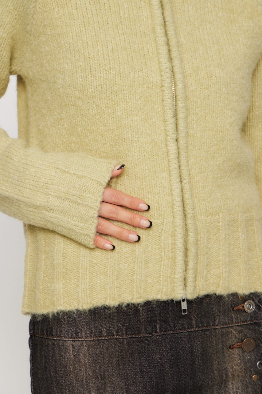 SOFT CHEWY ニット L/LIME FREE