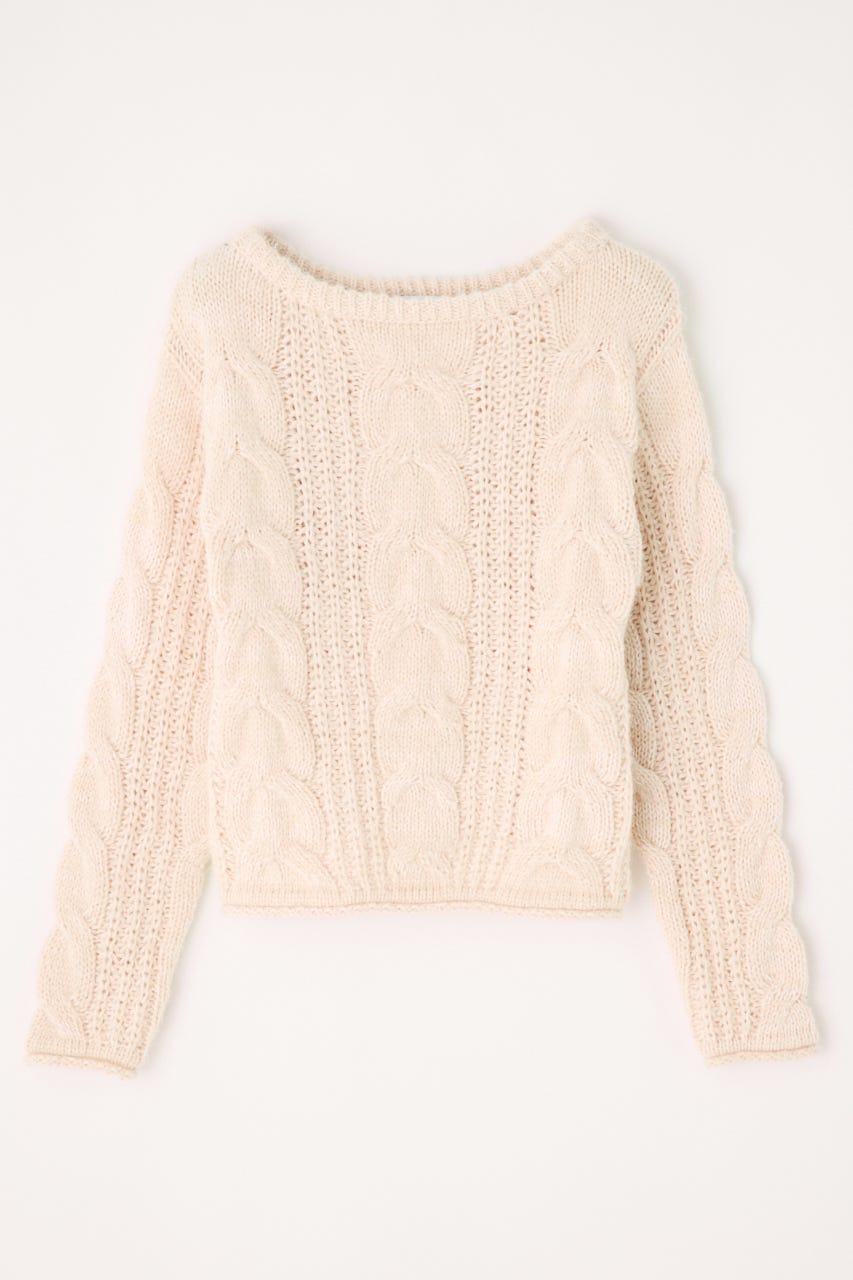 LOOSEY CABLE ニット IVOY FREE