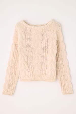 LOOSEY CABLE ニット
