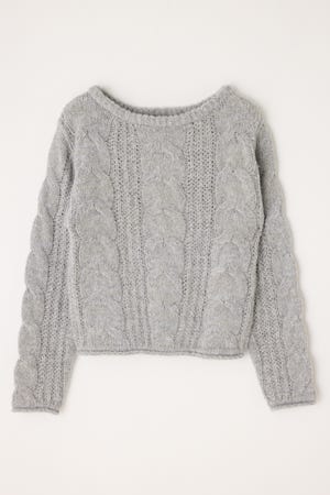 LOOSEY CABLE ニット