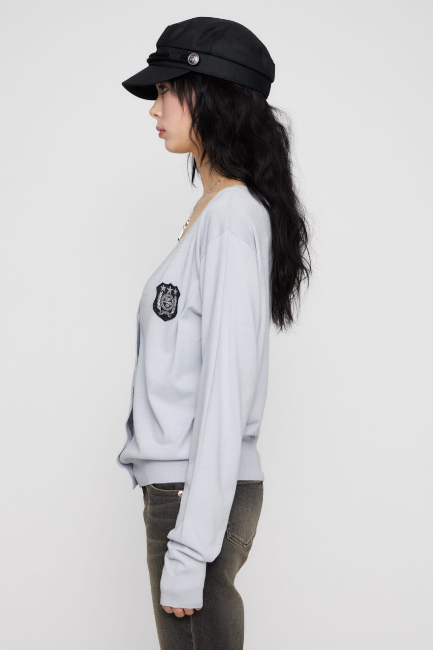 WAPPEN LIGHT カーディガン L/BLU FREE