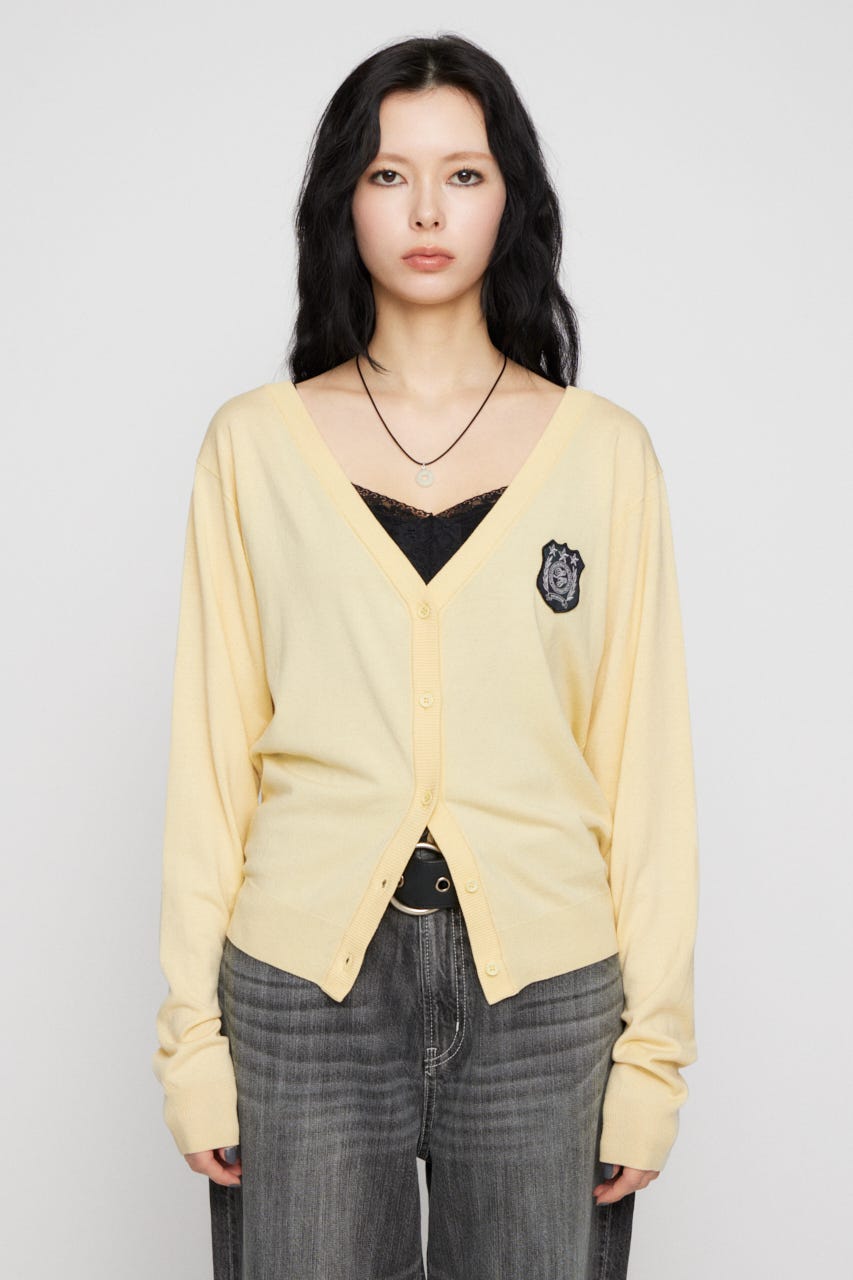 WAPPEN LIGHT カーディガン L/YEL FREE