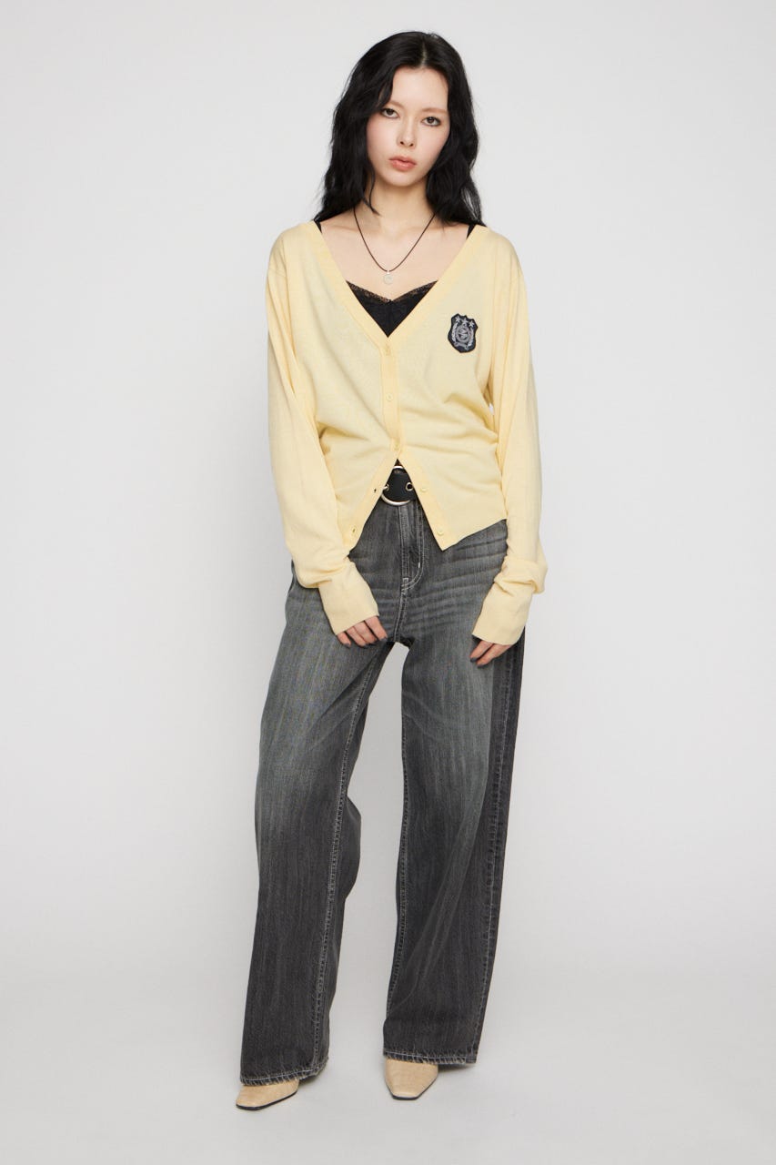 WAPPEN LIGHT カーディガン L/YEL FREE