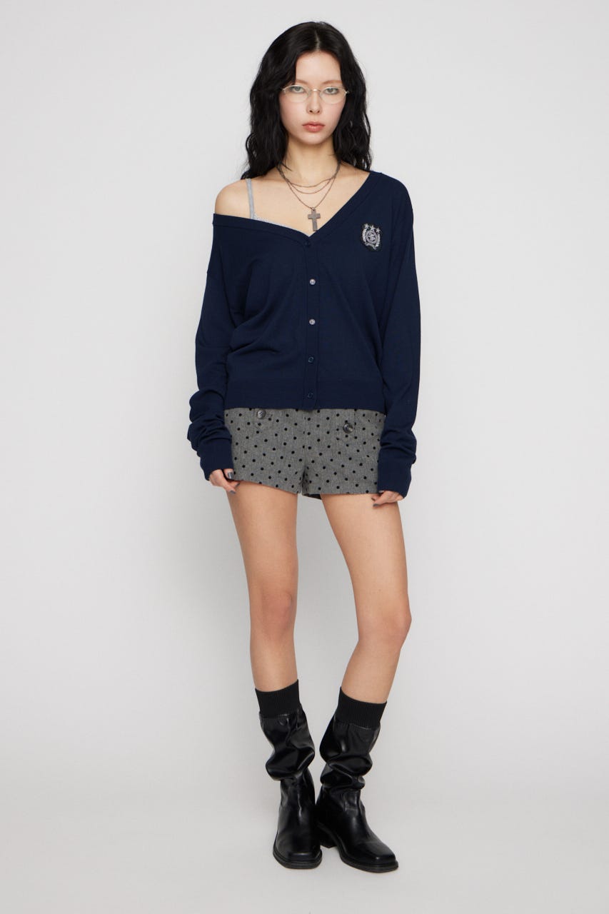 WAPPEN LIGHT カーディガン NVY FREE