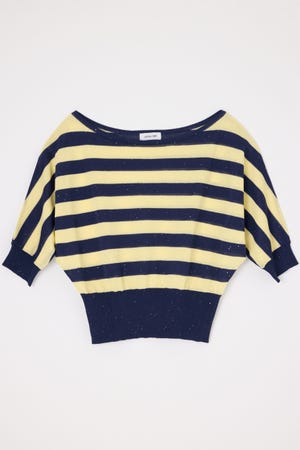 DOLMAN SLEEVE SEQUINS ニット