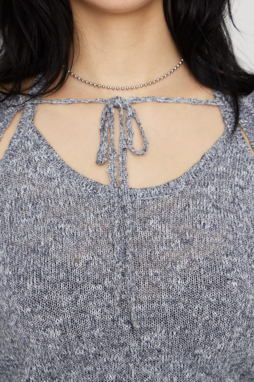 BOLERO 2PIECE ニット GRY FREE