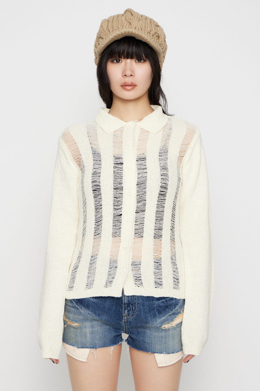 LADDER KNIT トップス IVOY FREE