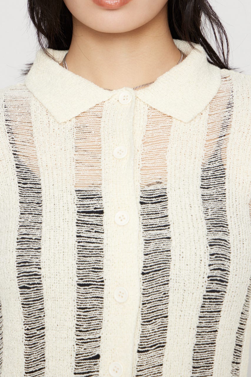 LADDER KNIT トップス IVOY FREE