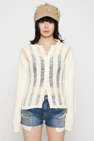 LADDER KNIT トップス