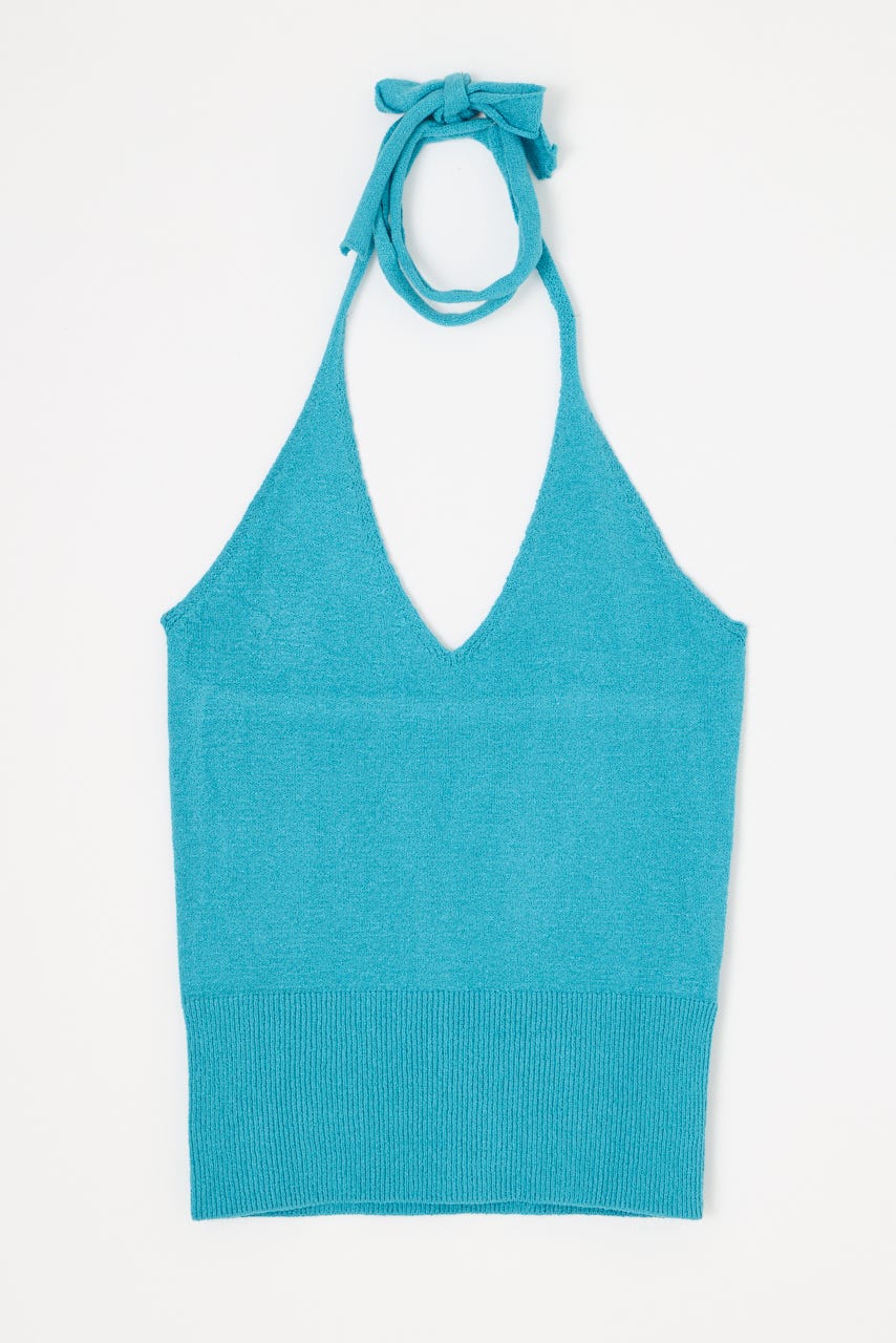 HALTER NECK COMPACT ニット TQ FREE