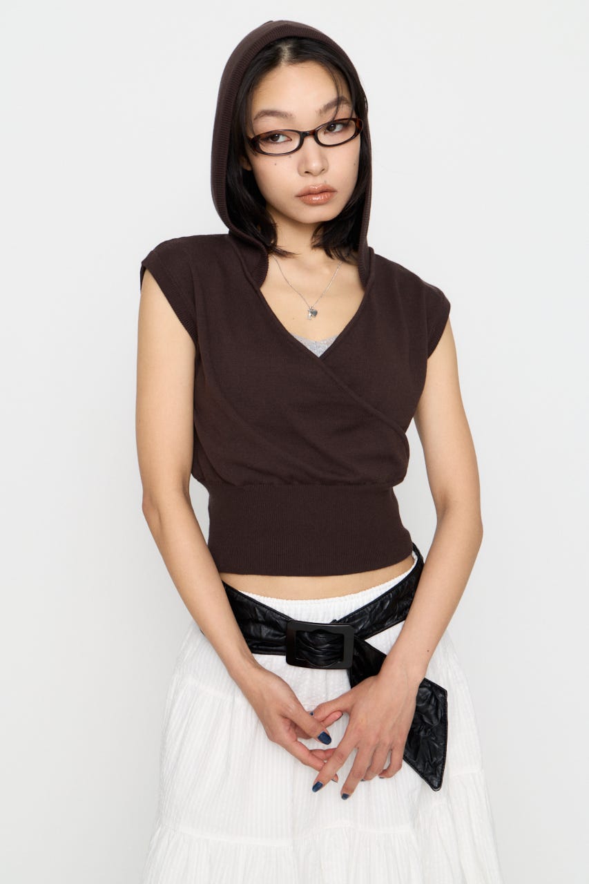 HOODIE CACHECOEUR ニット BRN FREE