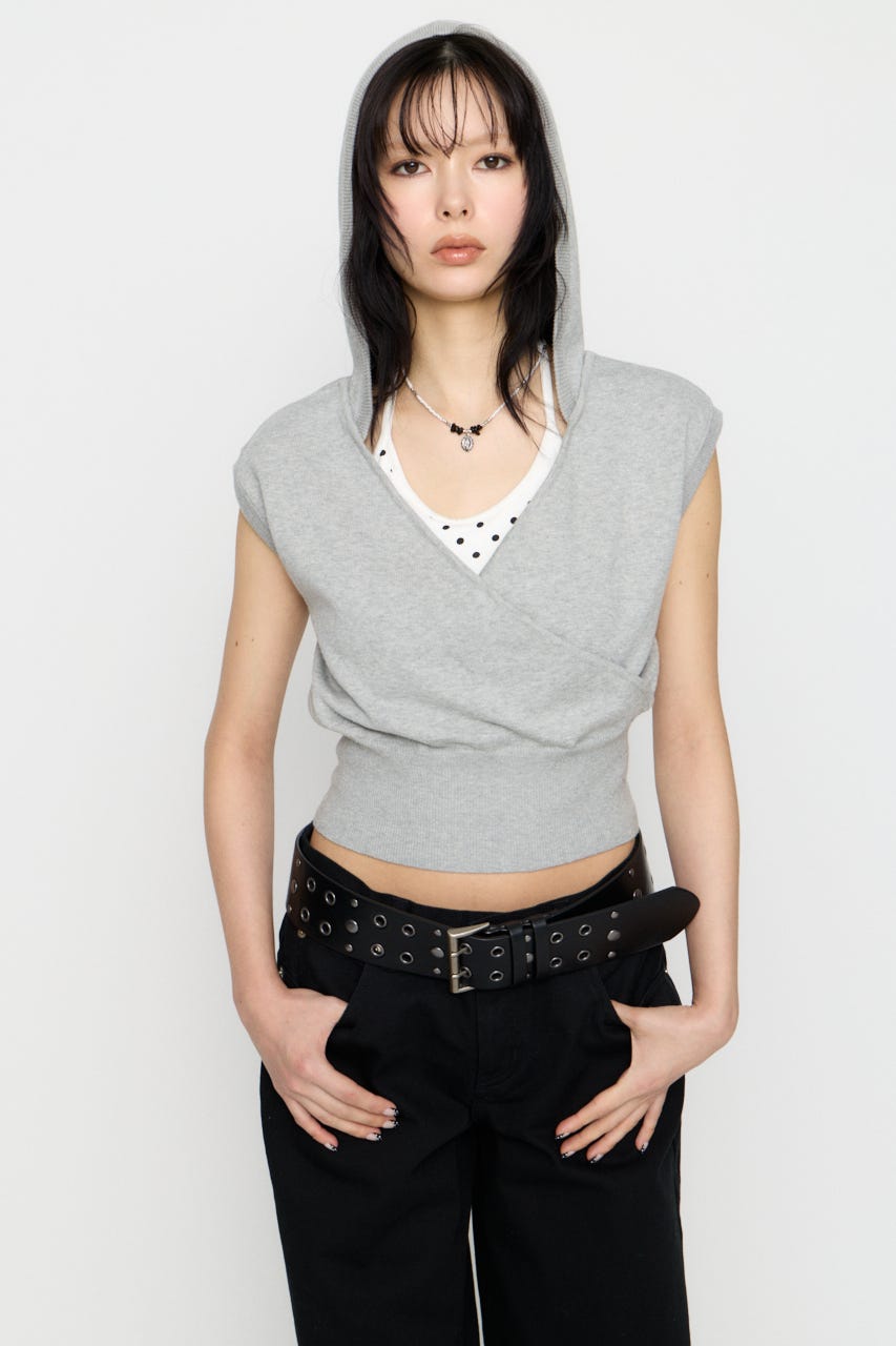 HOODIE CACHECOEUR ニット GRY FREE