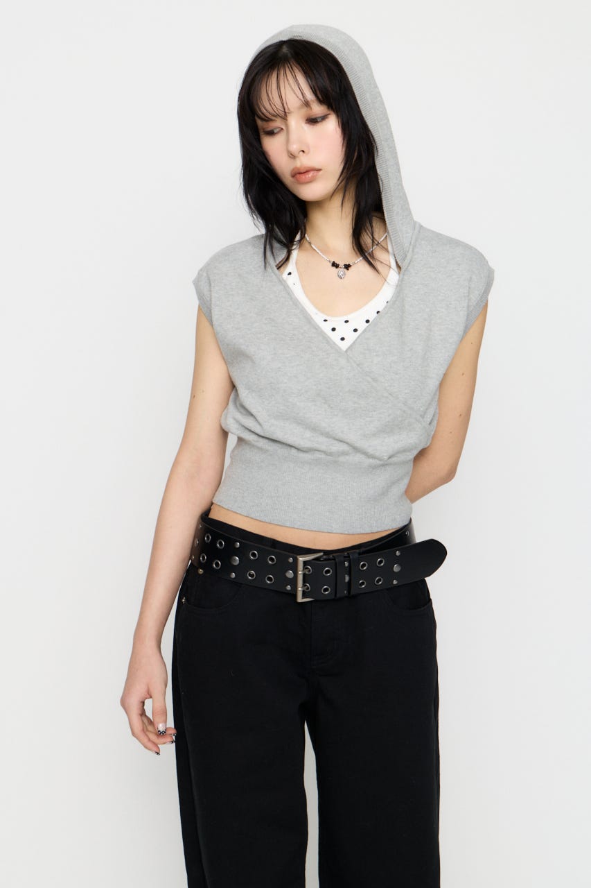 HOODIE CACHECOEUR ニット GRY FREE