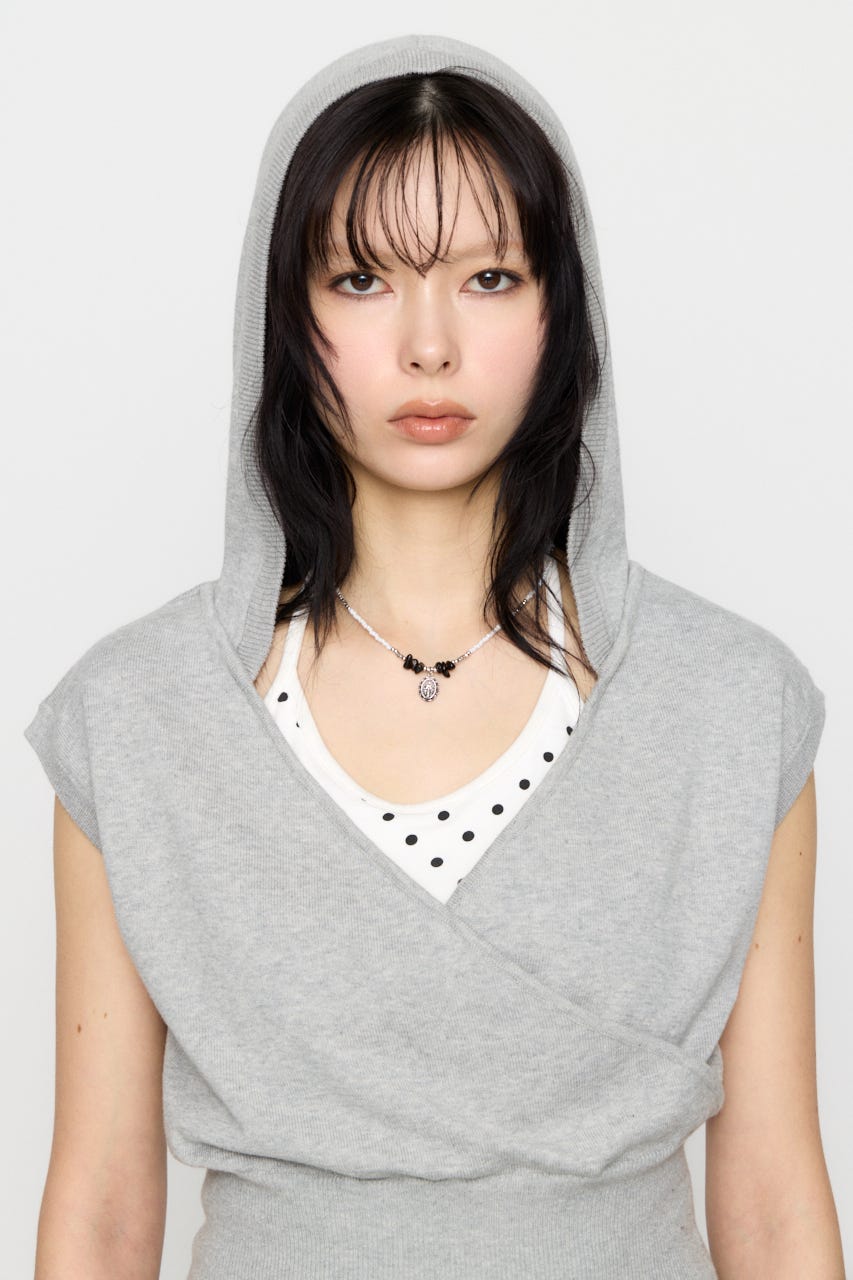 HOODIE CACHECOEUR ニット GRY FREE