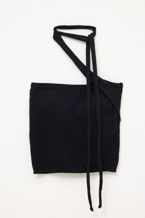 ONE SIDE TIE ニット