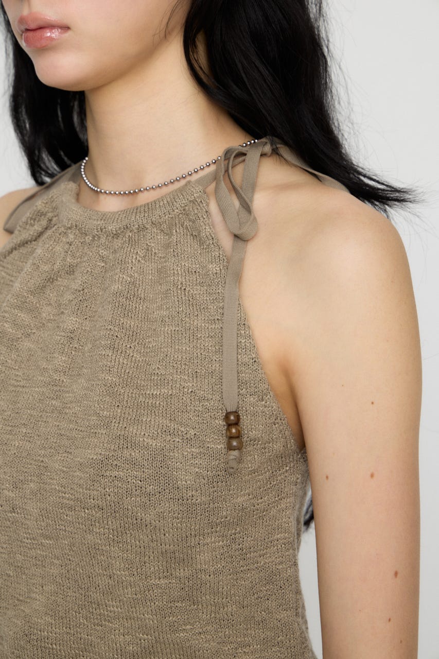 STRING BEADS ニット KHA FREE