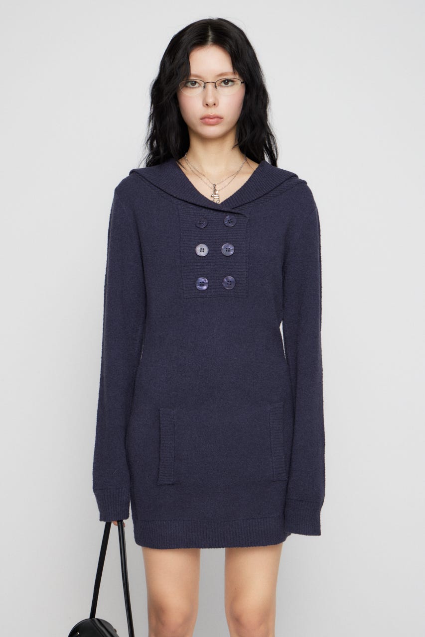 SAILOR COLLAR ミニワンピース NVY S