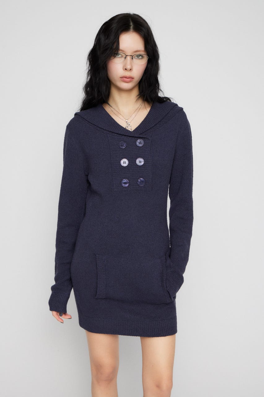 SAILOR COLLAR ミニワンピース NVY S