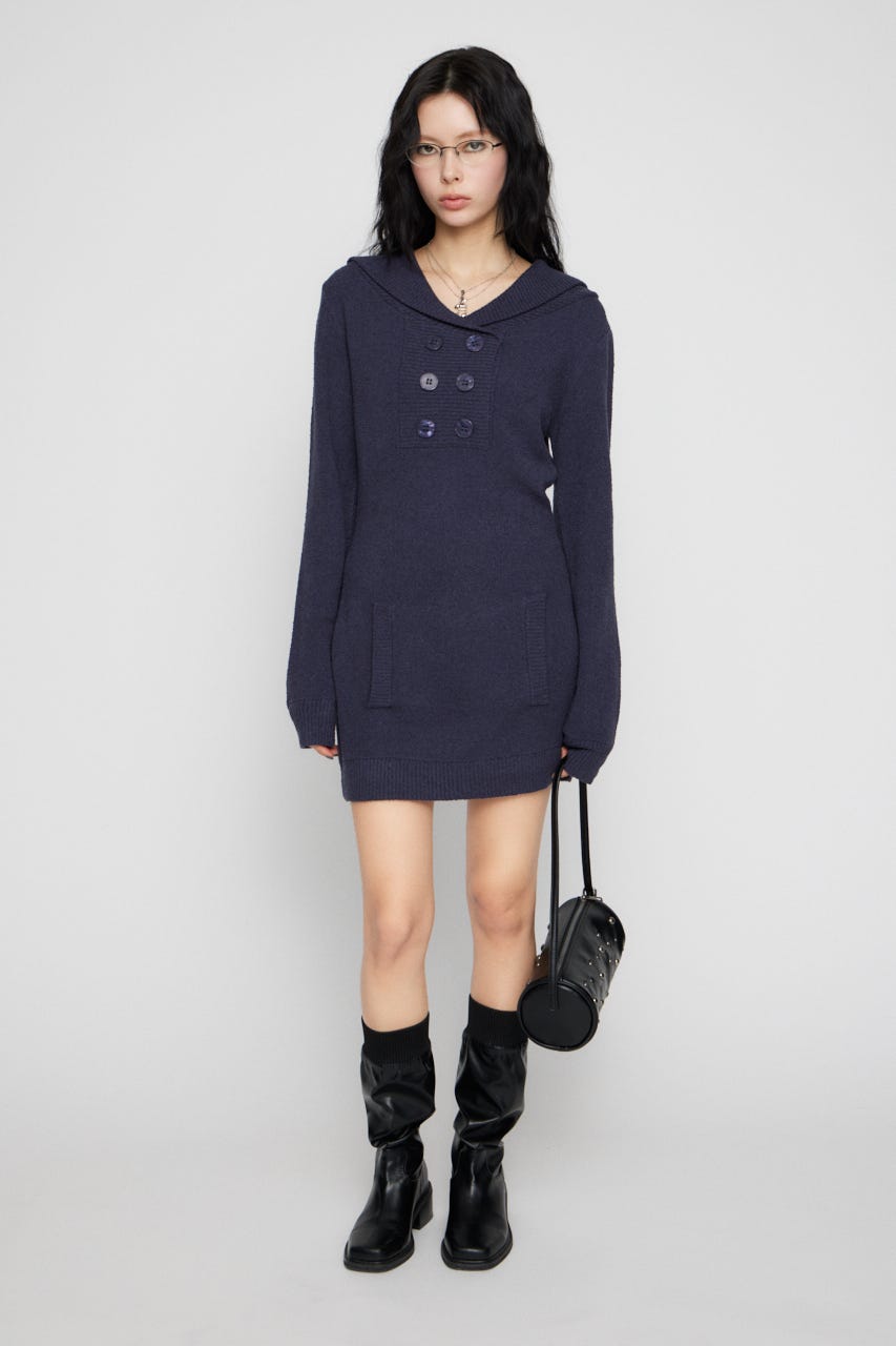 SAILOR COLLAR ミニワンピース NVY S