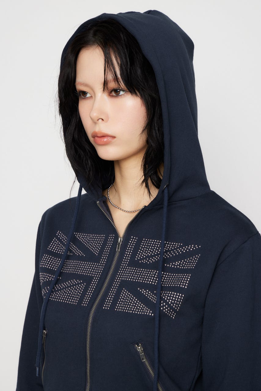 UNION JACK フーディ NVY FREE