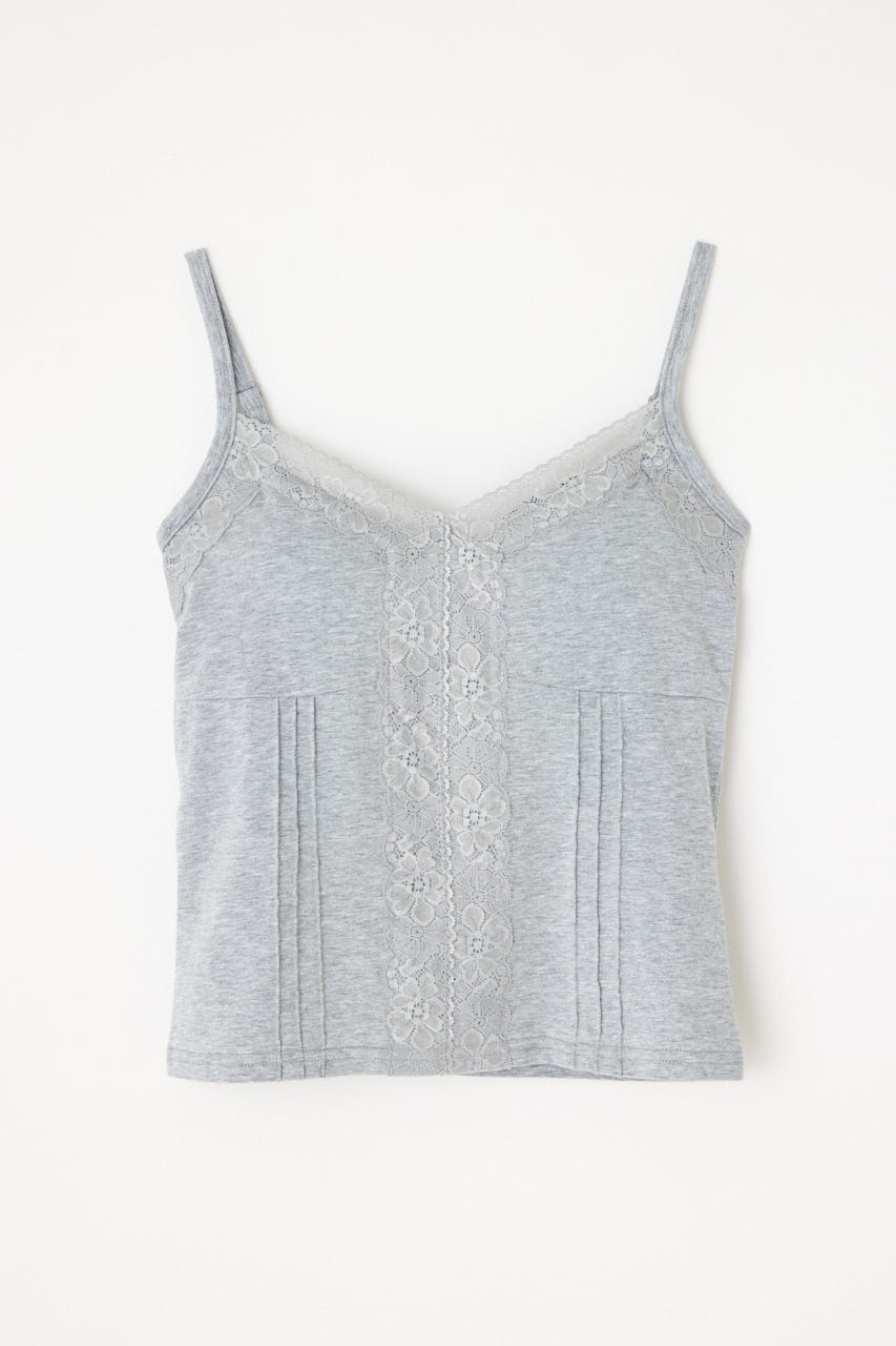 EDGE LACE CUP キャミソール T.GRY FREE