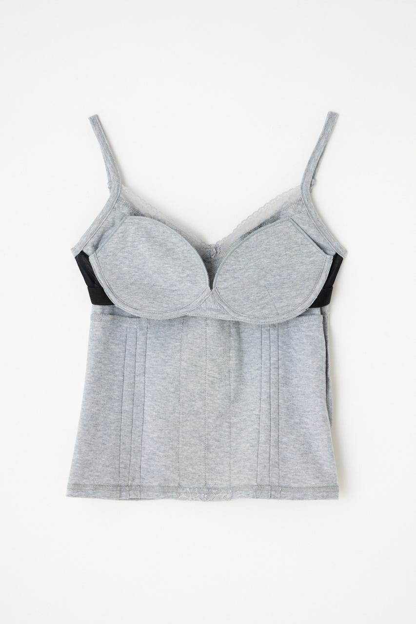 EDGE LACE CUP キャミソール T.GRY FREE