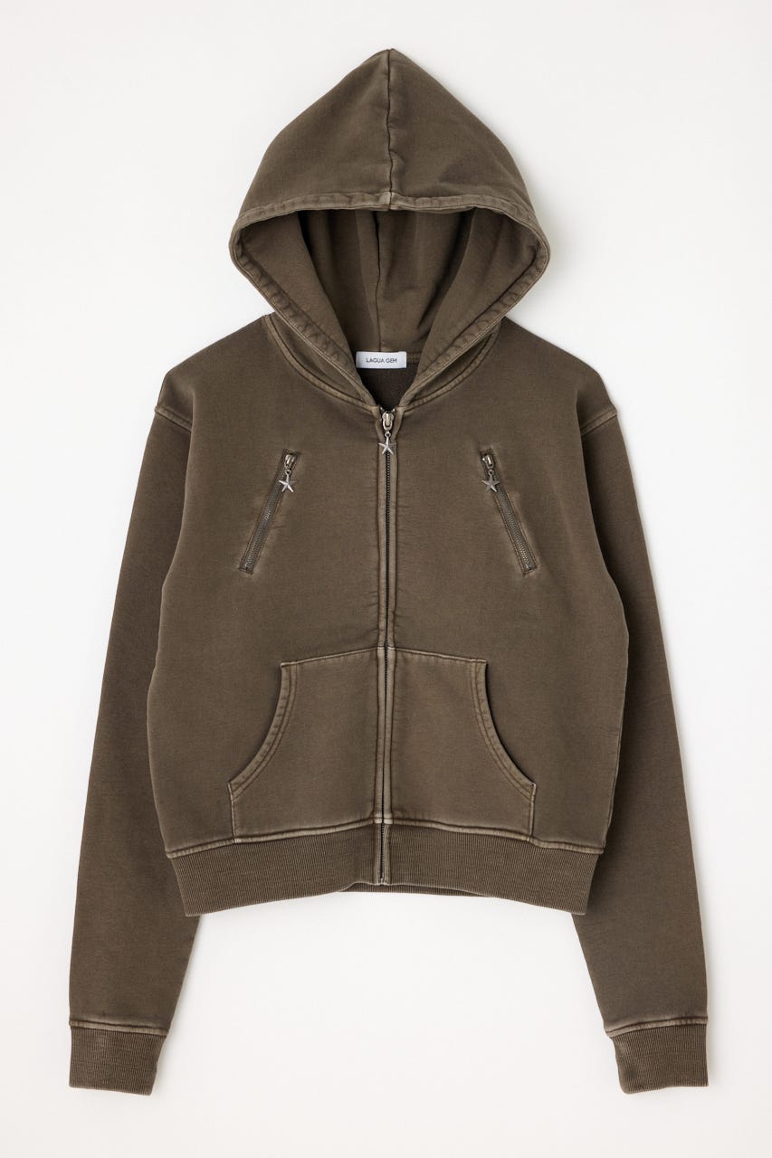 STAR CHARM ZIP パーカー KHA FREE