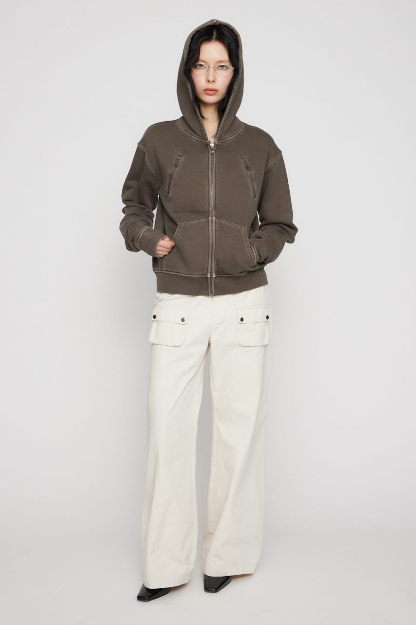 STAR CHARM ZIP パーカー KHA FREE