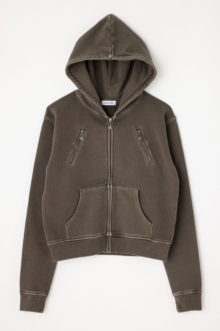 STAR CHARM ZIP パーカー KHA FREE