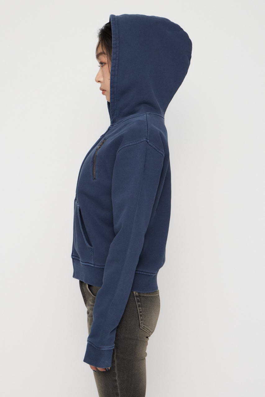 STAR CHARM ZIP パーカー NVY FREE