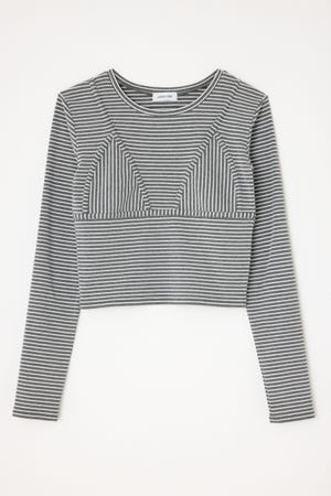 BUSTIER PATCH ロングスリーブＴシャツ