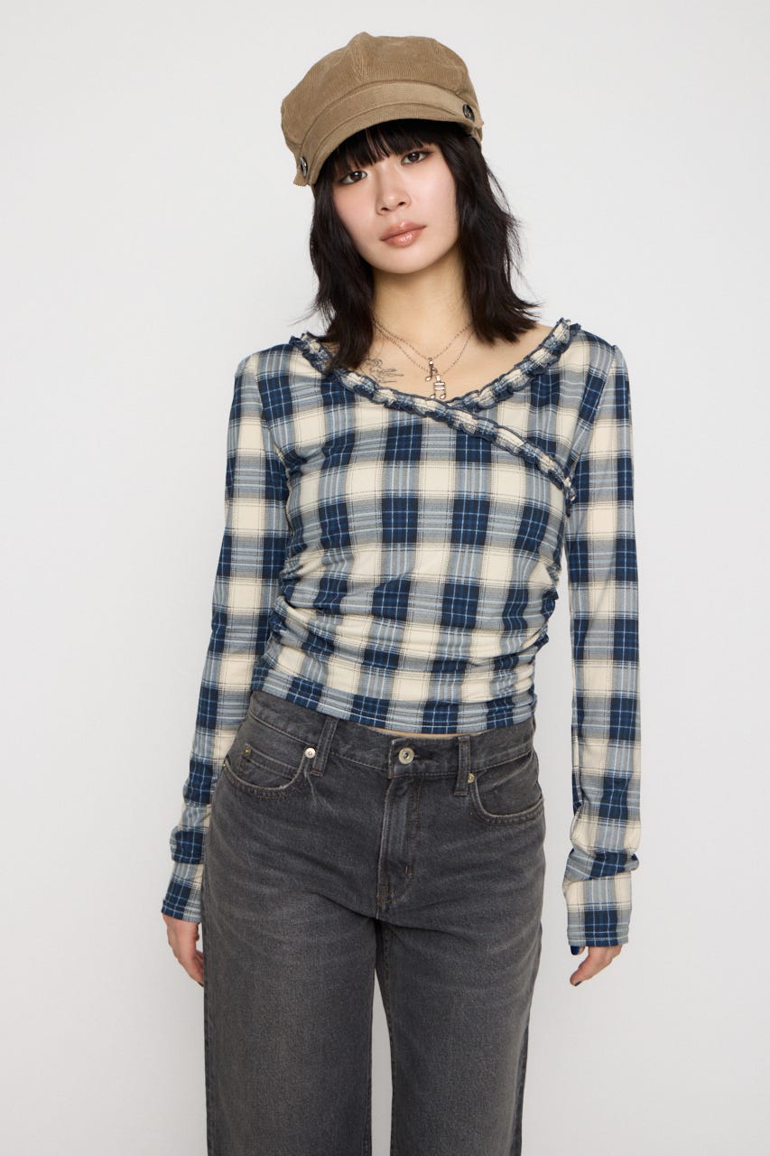 FRILL COMPACT トップス NVY FREE