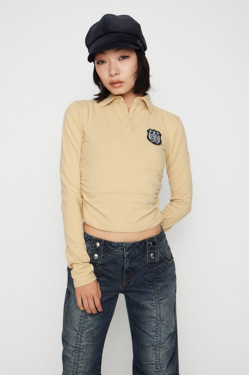 USEFUL WAPPEN CUT トップス L/YEL FREE