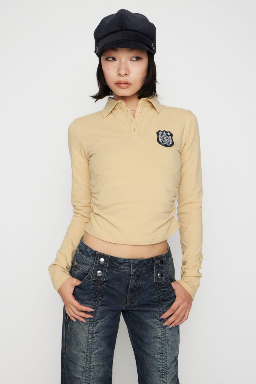 USEFUL WAPPEN CUT トップス L/YEL FREE