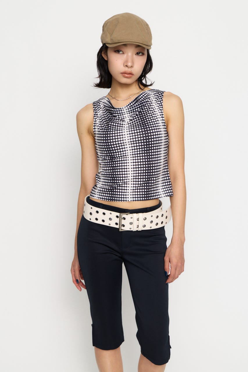 GRADATION DOT トップス BLK FREE