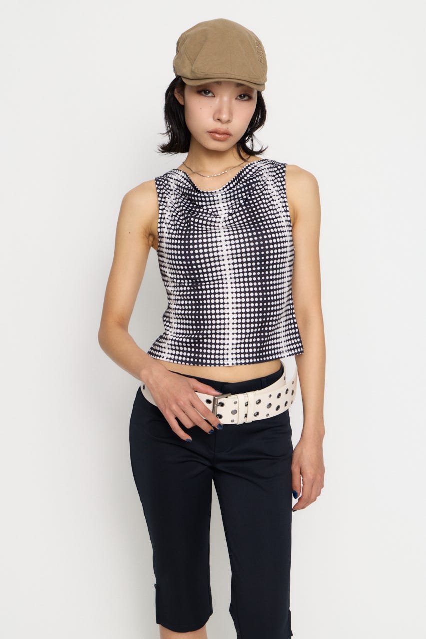 GRADATION DOT トップス BLK FREE